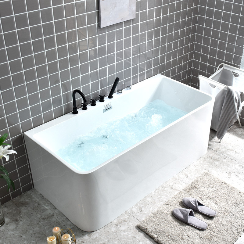 浴槽家庭用大人自立型アクリルトイレ浴室深型浴槽小型ユニットサーフジャグジー