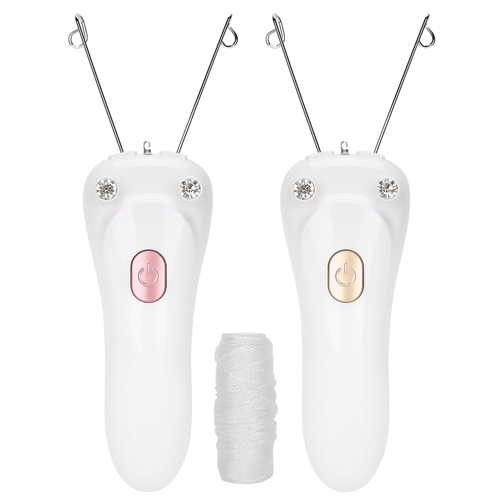 電気スレッディング脱毛器高品質スレッダー脱毛器物理脱毛 2 色フェイスアーム女性の脇の下