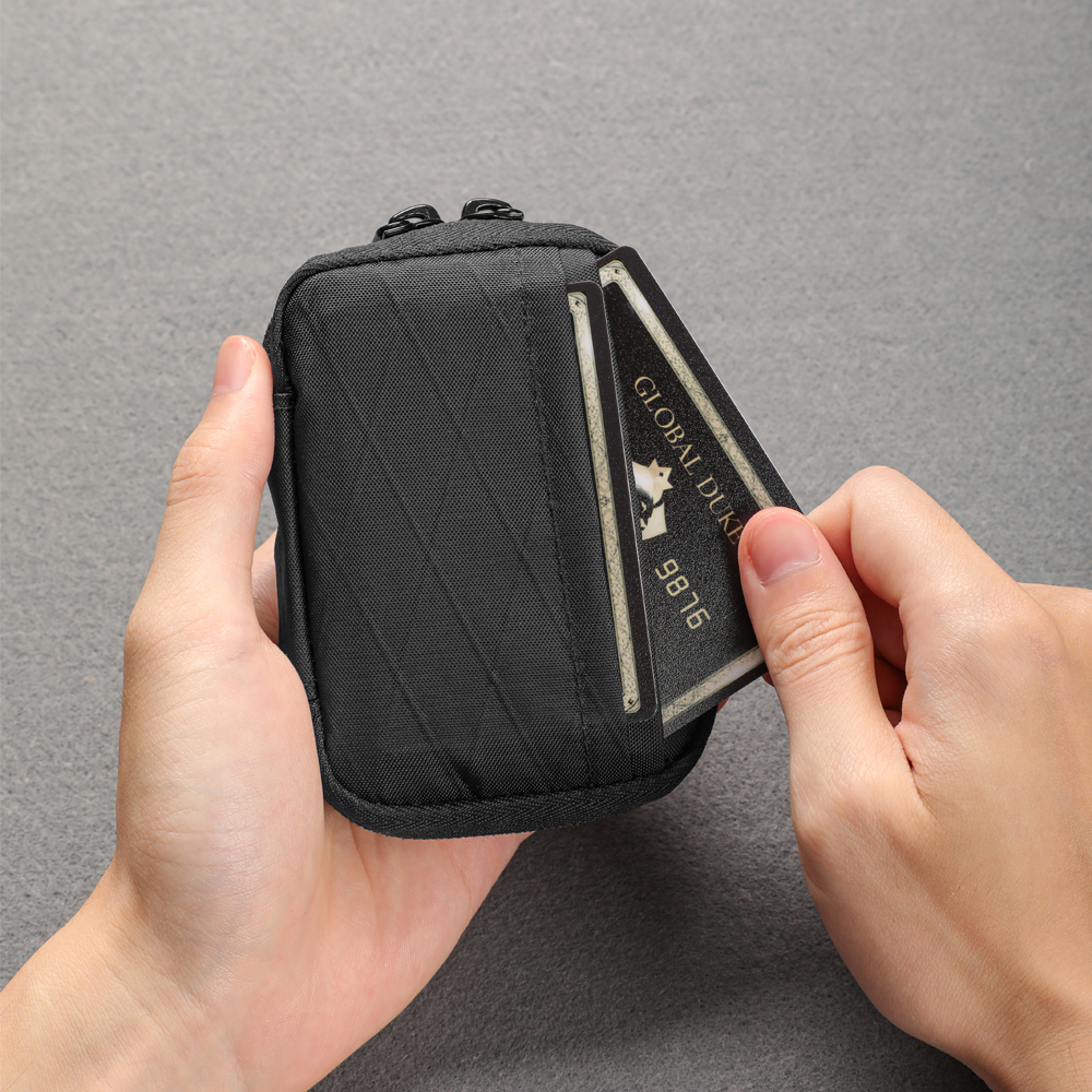 小型 EDC オーガナイザー ユーティリティ ポーチ X-pac EDC ツールポーチ マルチツール用 カード キー コイン マネー 丸薬