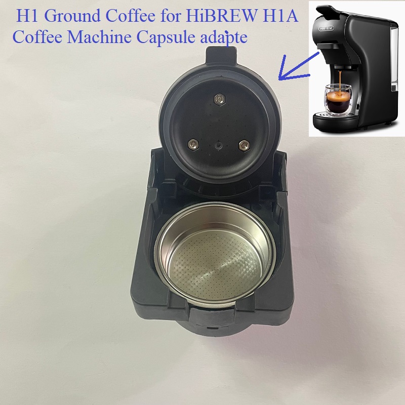 スペアパーツ HiBREW H1A コーヒーマシン カプセルアダプター システムパーツ Lavazza Blue または Lavazza Modo Mio または ESE ポッド用 (44 mm)