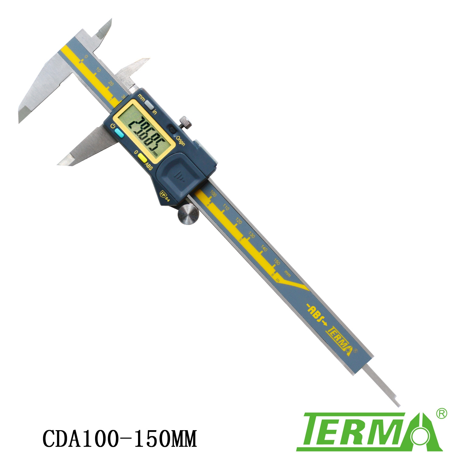 Terma 解像度 0.005 ミリメートル/.0005 インチ、メートル/インチ、0-150/200/300 ミリメートル、ABS IP65 防水デジタルノギス