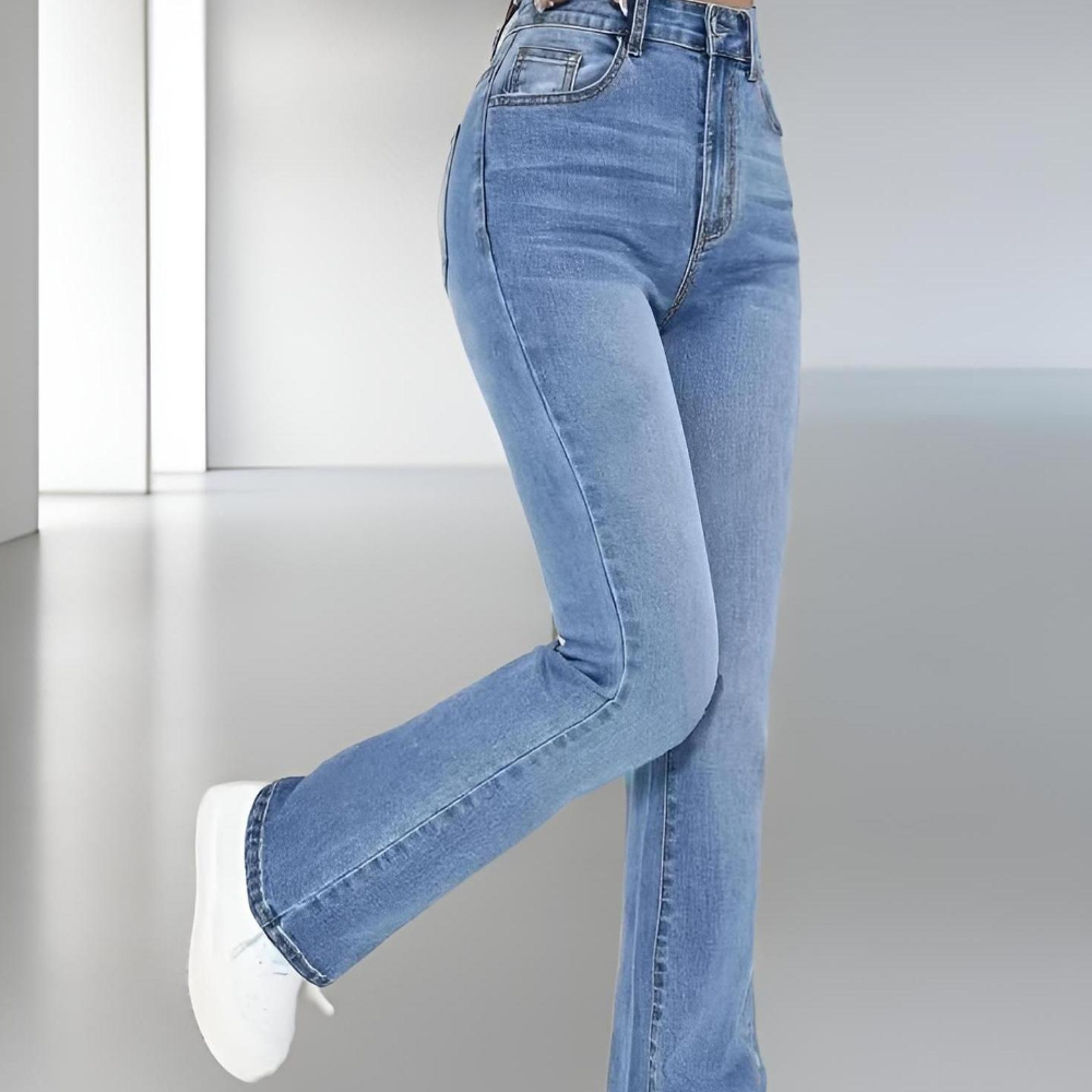 新しい女性のホットジーンズ痩身ヨーロッパとアメリカンスタイルカジュアル多用途ハイウエスト女性用ウォッシュデニムパンツ