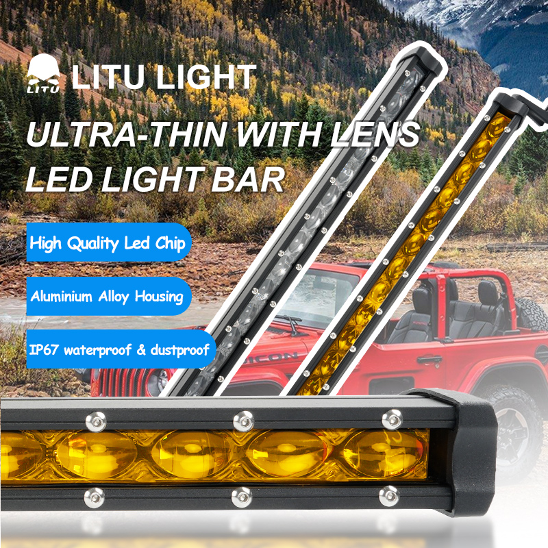 8D 8 "20" 30" 12V 24V スポット LED ライトバー 4x4 オフロードスリムドライビングバーライトトラック ATV UTV 車のフラッドワークランプアクセサリー
