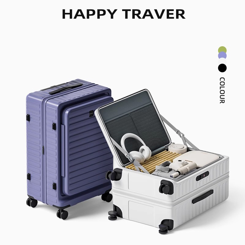 拡張可能なスーツケース搭乗ボックス 20 インチ多機能サイドオープニングカバートロリーケース大容量旅行パスワードボックス
