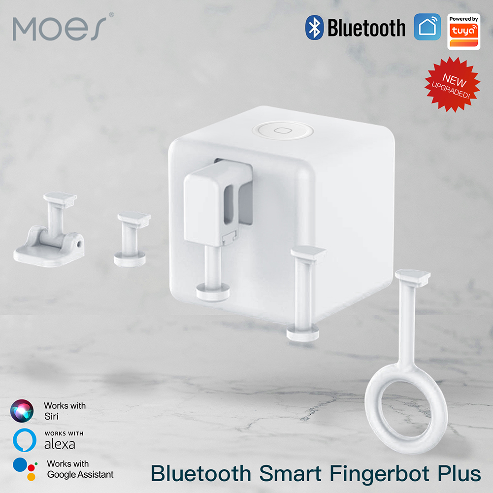 MOES Tuya Bluetooth フィンガーボット ボタン プッシャー ツール パック 新しい Bluetooth フィンガー ロボット スマート ライフ アプリ自動音声制御 Alexa Google ホーム