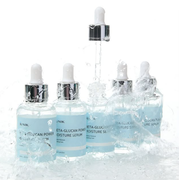 IUNIK ベータグルカンパワーモイスチャーセラムブルーノーナイアシンアミド安全な血清すべての肌タイプ 50 ミリリットルオリジナル韓国ブライトニングエッセンス