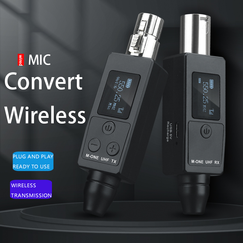 YXG UHF マイクワイヤレスシステムコンバータ XLR 充電トランスミッターレシーバーダイナミック/容量性マイクオーディオミキシングコンソール用