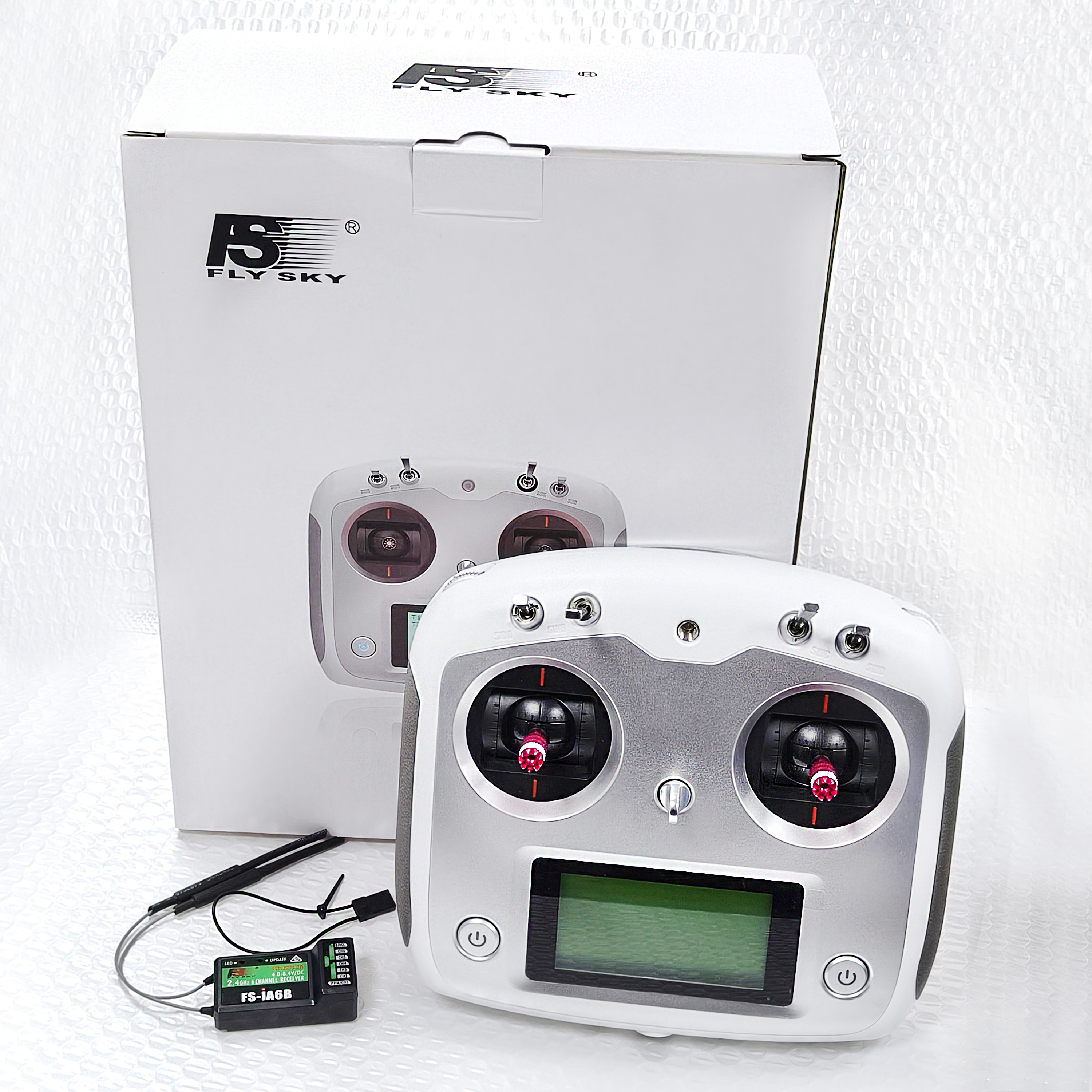 Flysky FS-I6S FS I6S 10CH 2.4G RC クアッドコプター送信機コントローラーセット レシーバー付き FS-iA6B または FS-IA10B モード変更ギフト付き