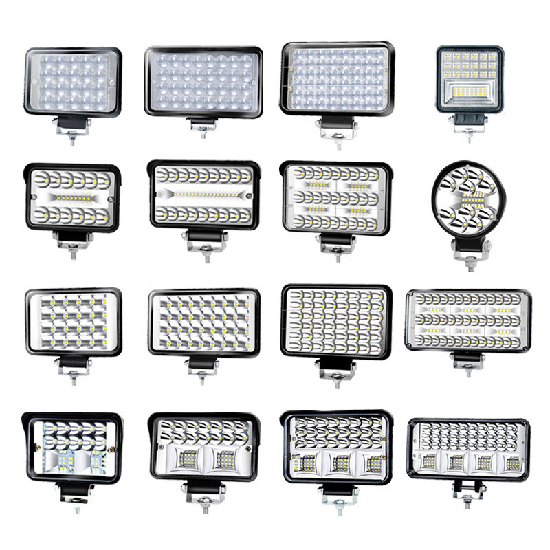 1X LED スポットライト 12-80V 強力な光超高輝度スポットライト反転ライト防水フォグライト車のトラックの一般的なヘッドライト
