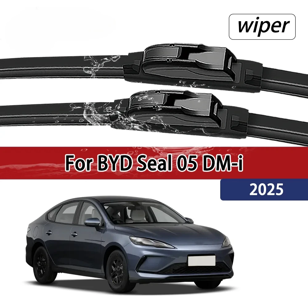 BYD シール 05 DM-i 2025 プレミアム互換耐久性のあるサイレントフロントワイパーブレード車のフロントガラス自動窓アクセサリー 26 "16"