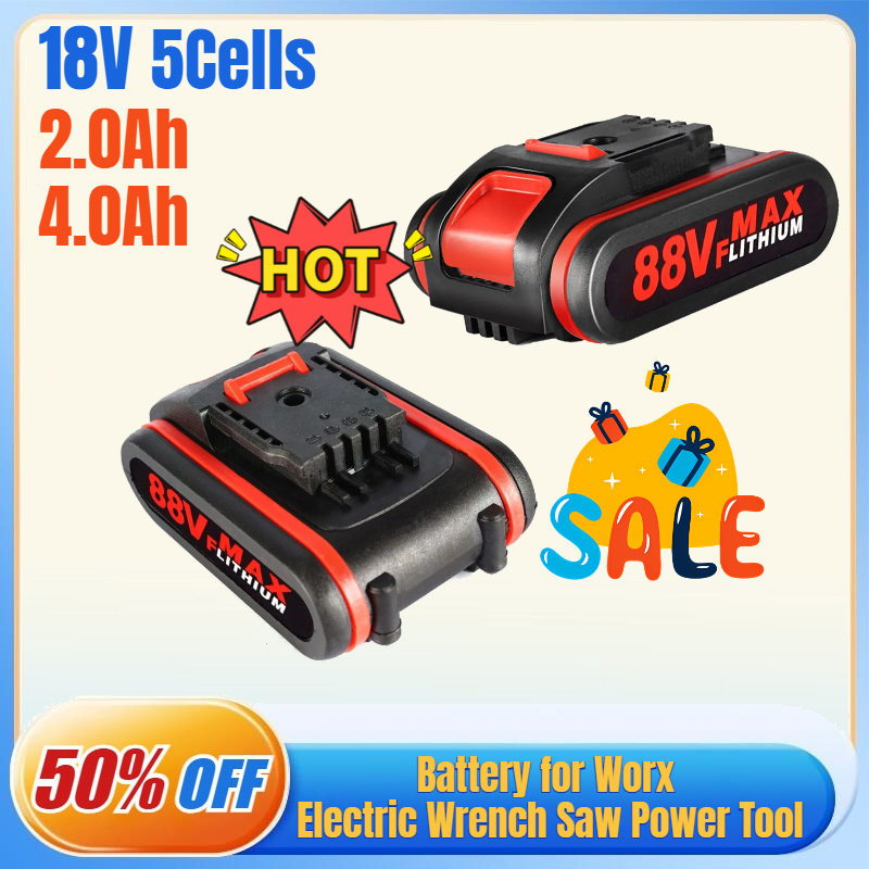88VF 高品質充電式リチウムイオン電池交換 36VF 48VF 交換バッテリー Worx 電動レンチソー電動ツール