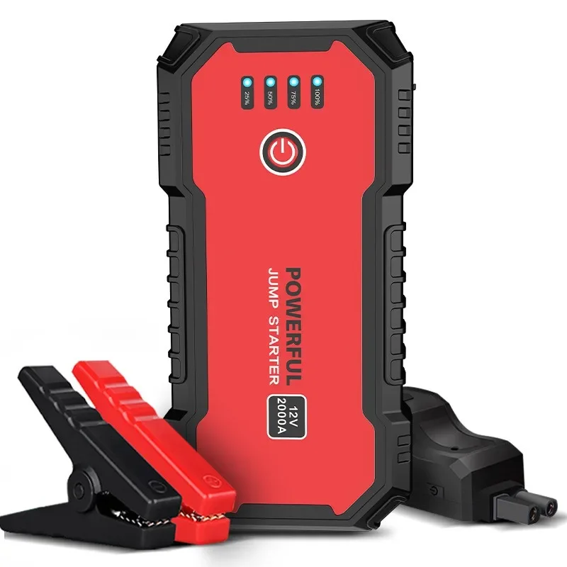20000mAh ジャンプスターター 12V ポータブル電源銀行外部バッテリー 2000A 始動装置車のバッテリースターターブースター