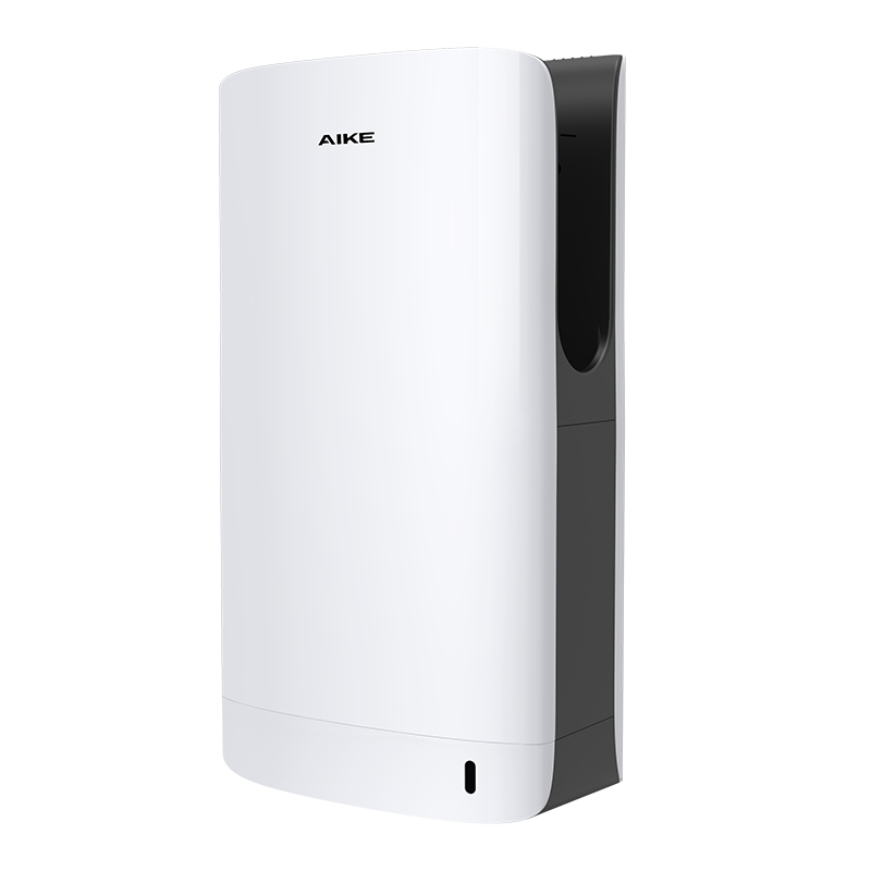 AIKE AK2065 高速ジェットハンドドライヤー、壁掛け、ABS ハウジング、自動 HEPA フィルター付き