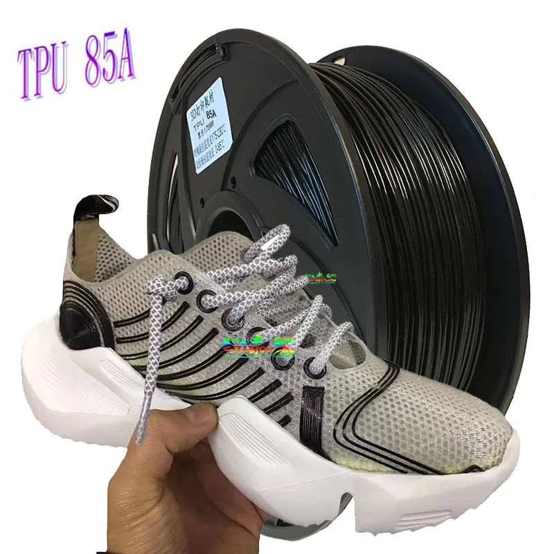 TPU 85A 3D プリンタフィラメントフレキシブルワイヤー消耗品エラストマーワイヤー直径 1.75 ミリメートル消耗品 1 キロ