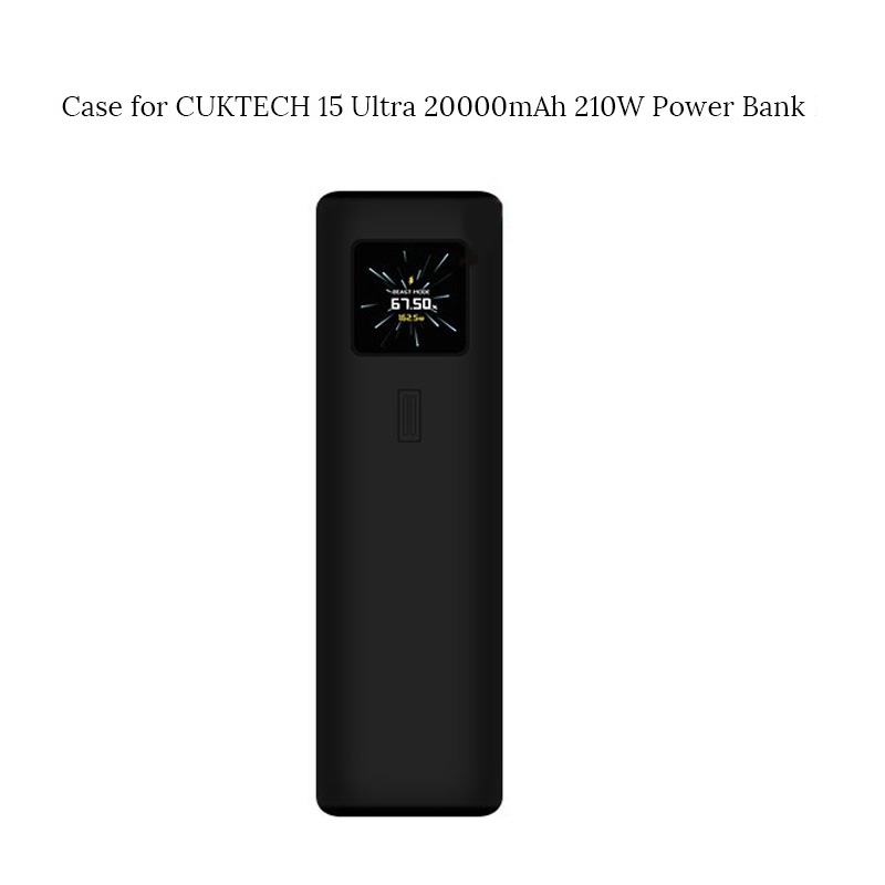 ソフトシリコンケース CUKTECH 15 Ultra 20000mAh 210W ポータブル充電器耐衝撃パワーバンクスリム保護カバーと互換性あり