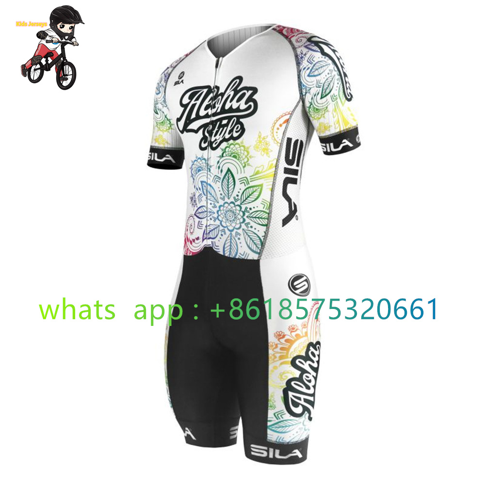 Sila キッズサイクリングスケートスーツインラインスケートスピードスケート半袖レーシングセット Ciclismo 子供の高速スケート服 2023