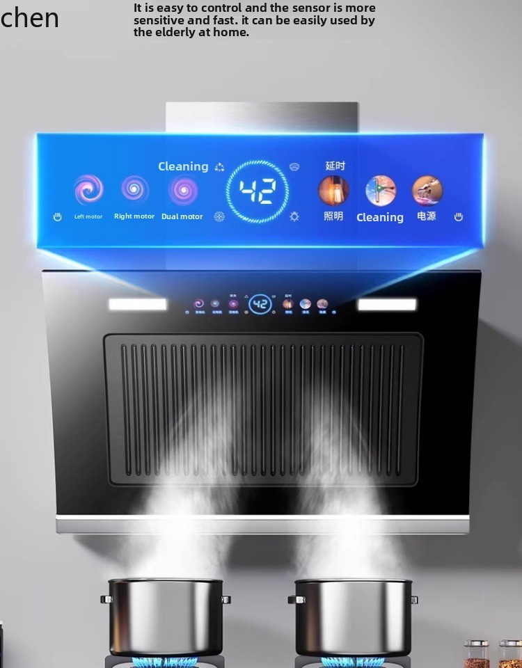ZML レンジフード ダブルモーター 大吸引 レンジフード キッチン横吸引 小型 レンタル