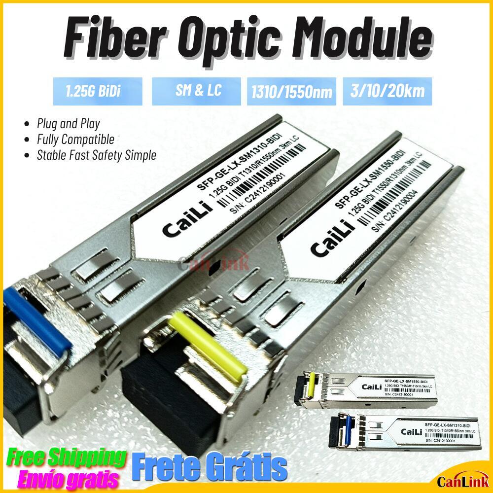 光ファイバモジュール 1.25G BIDI 光ファイバトランシーバ 1.25G BIDI 3/10/20/KM SFP SM LC 1310/1550Nm モードシングル