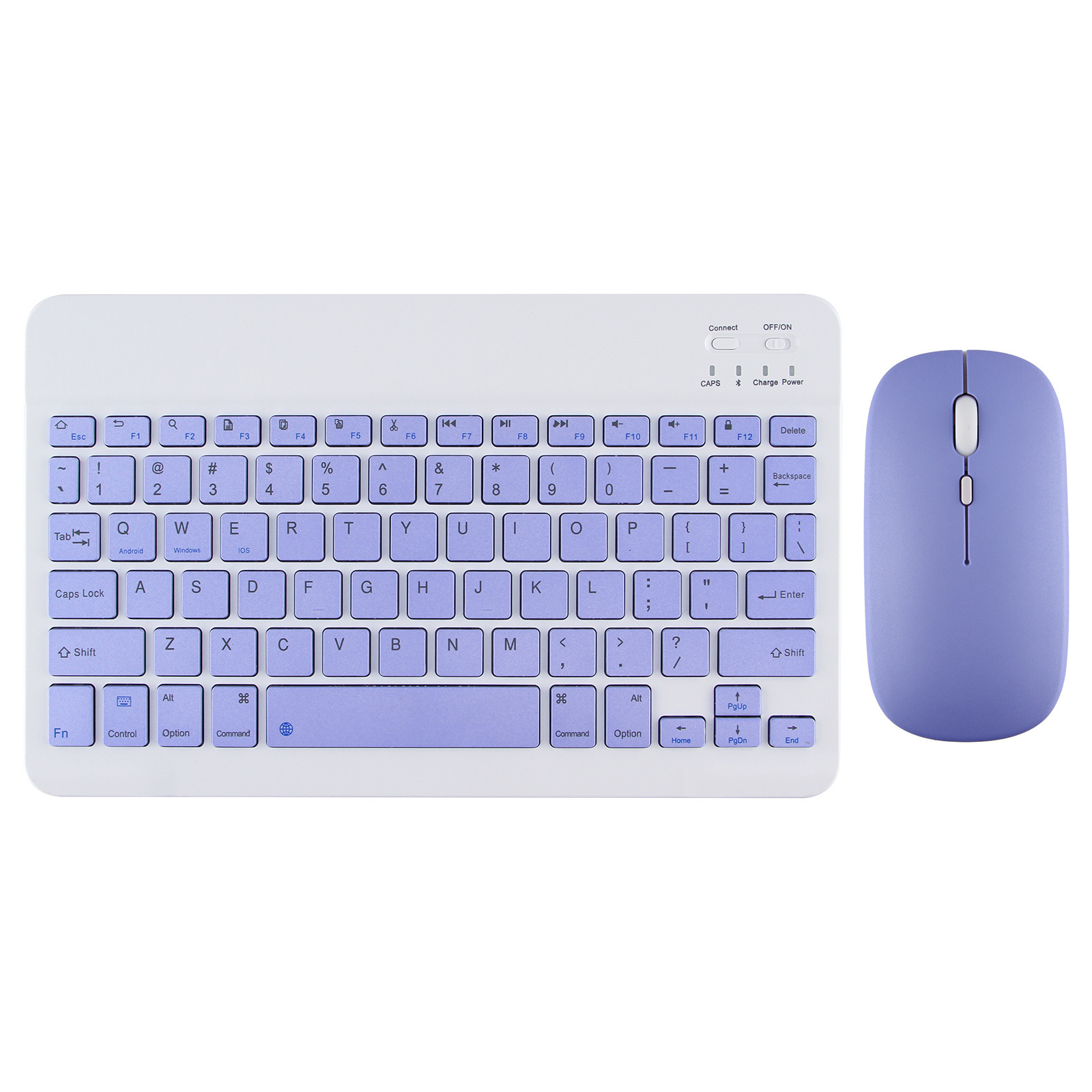 10 インチ Bluetooth ワイヤレスキーボードとマウス iPad Air Pro Xiaomi Samsung Huawei Matepad 電話タブレット Android IOS タブレット用