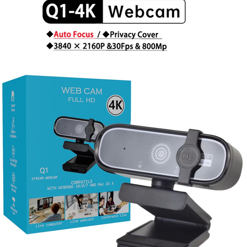 4K/2K//1080P Webcam USB Camera Laptop Mini Camera with Microphone Sailvde Conferentie Pc Webcam With Gift Tripod Autofocu