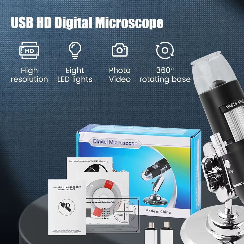 USB ダーマスコープ皮膚分析機プロの美容機器はんだ付け用顕微鏡フェイシャルアナライザー頭皮診断