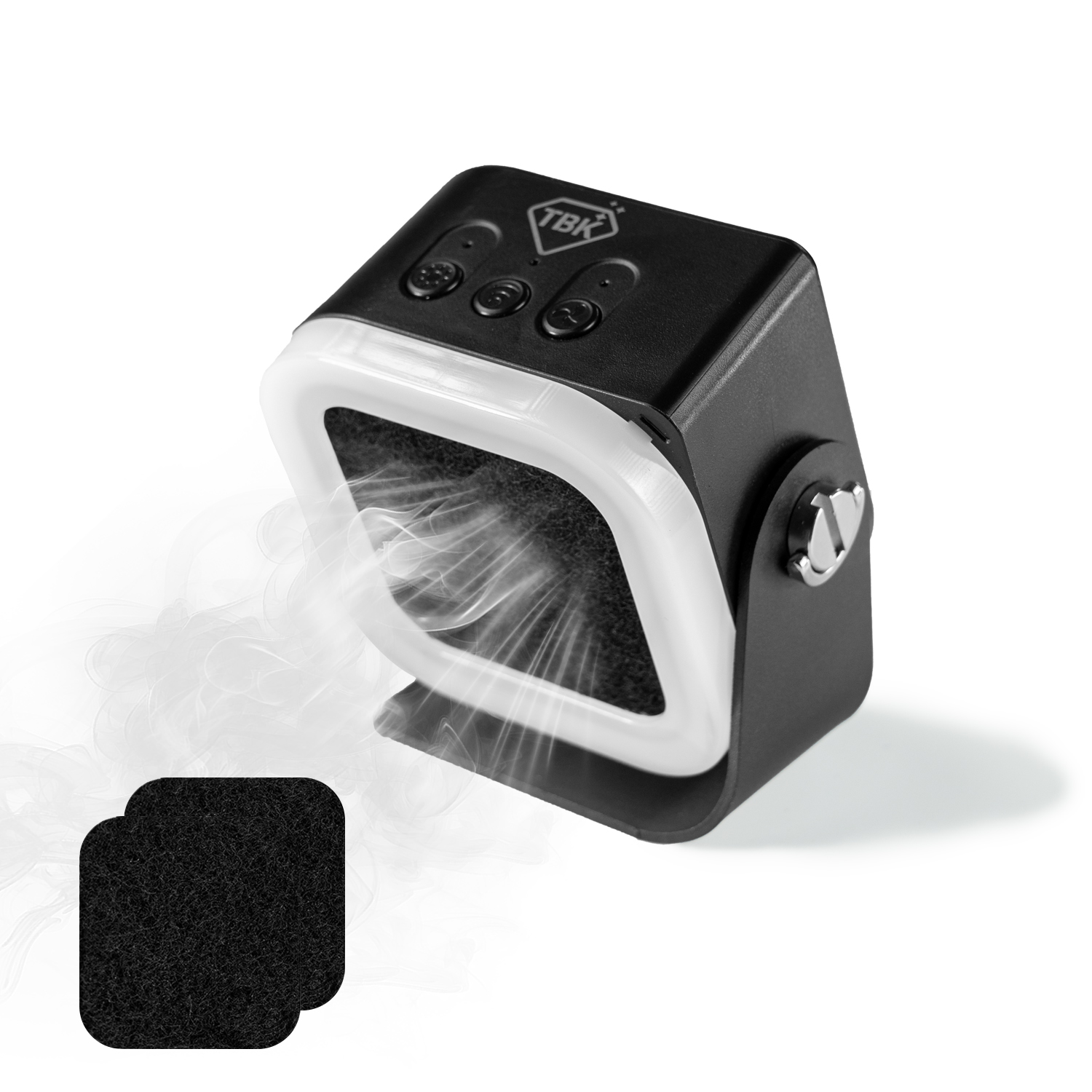 TBK F001 ミニはんだヒューム抽出器、3 スピード 10000RPM 制御および活性炭フィルター付き吸煙器、Type-C Rechargeab