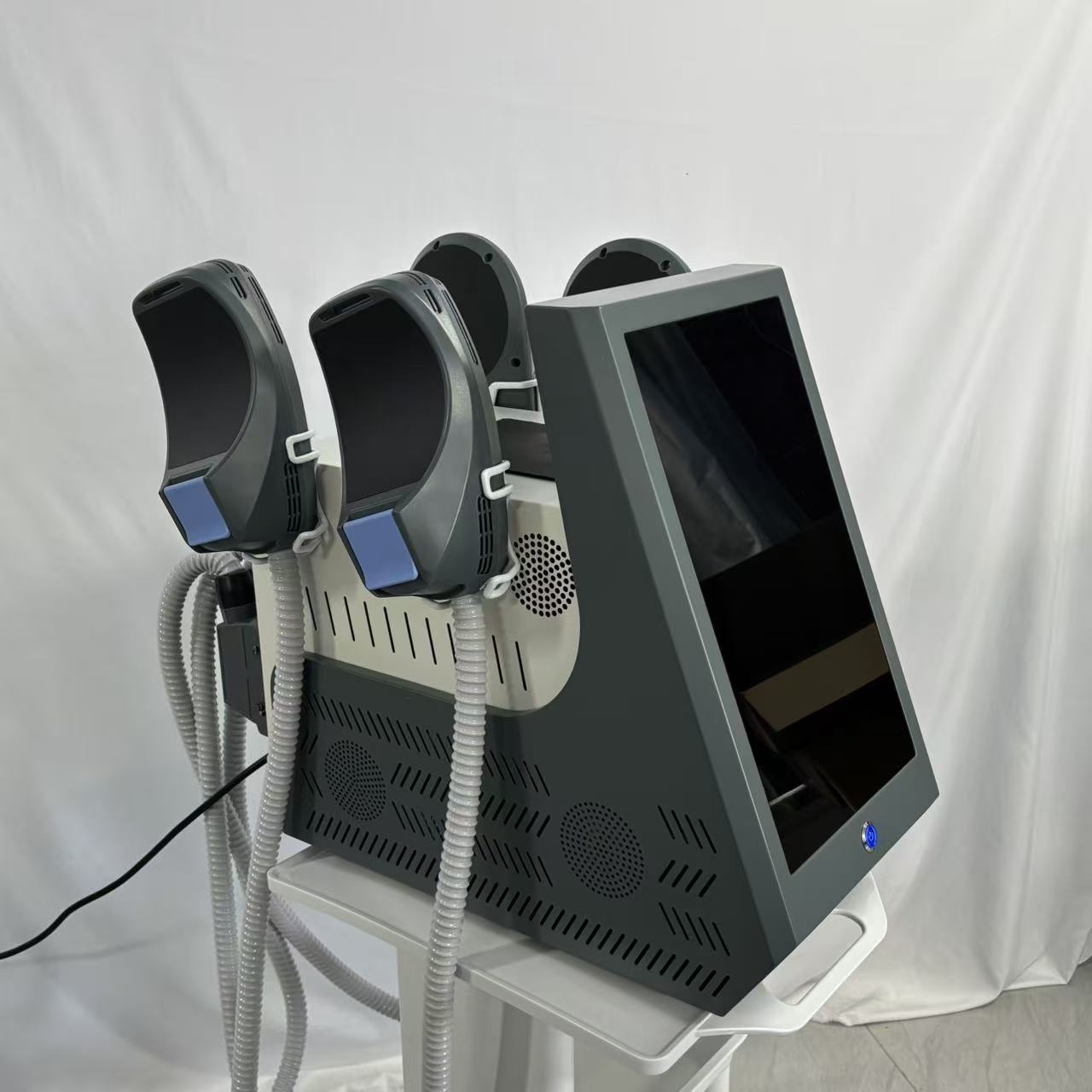 Myoslim マシン HI-EMT RF EMS 電磁筋肉刺激装置プロフェッショナルスカルプ 6500 ワット 5 ハンドル骨盤