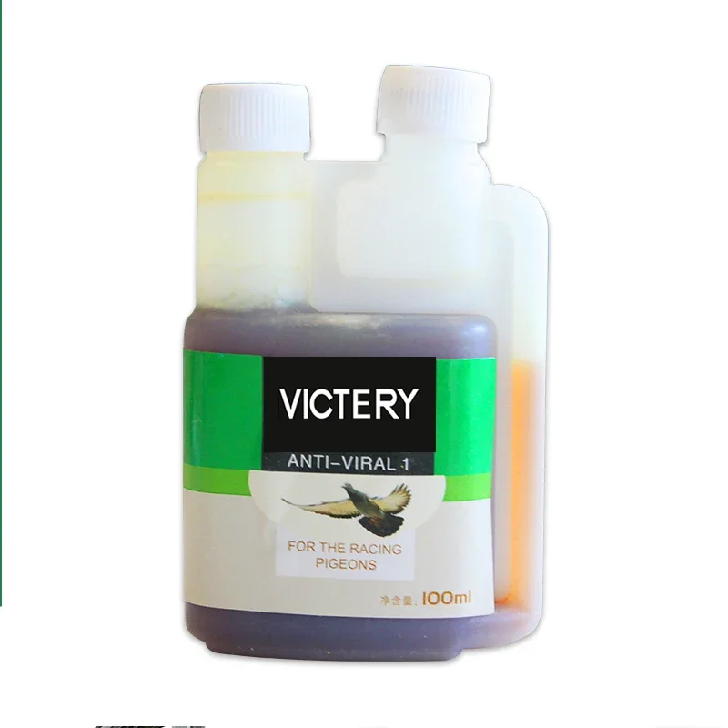 ニューカッスル病 (NDV) 用ピジョン抗ウイルス薬 100ml、鳥アデノウイルス