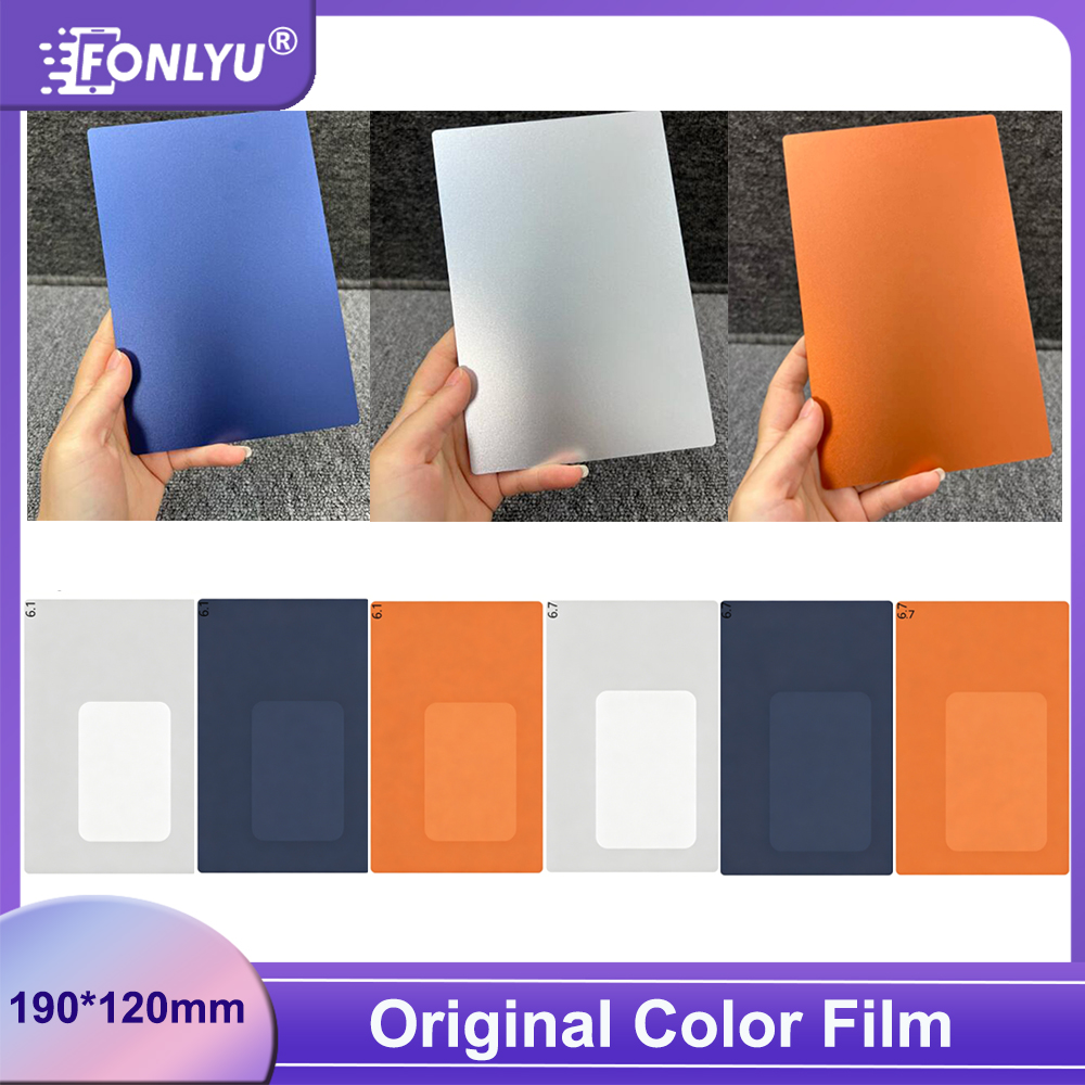 FONLYU 10 個オリジナルカラーバックフィルム電話スキン装飾ステッカー iPhone 17 プロマックス色変更フィルム切断機