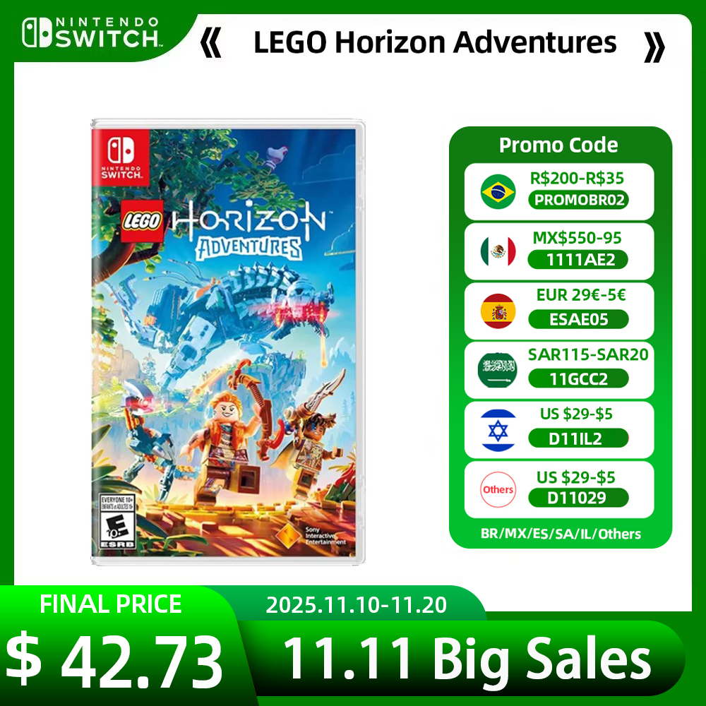 LEGO Horizo​​n Adventures - Nintendo Switch ゲームセール 100% オリジナルの物理ゲーム カード プレーヤー アドベンチャー ジャンルの Switch 用