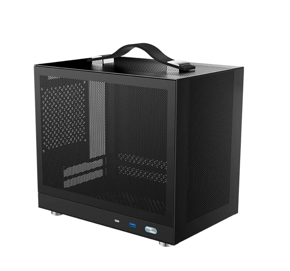 Shiny Snake G200 12.8L ITX シャーシ - 14cm ATX PSU、最大 2 ファン、160mm ラジエーター、275mm GPU、メッシュ/ガラス バージョンをサポート