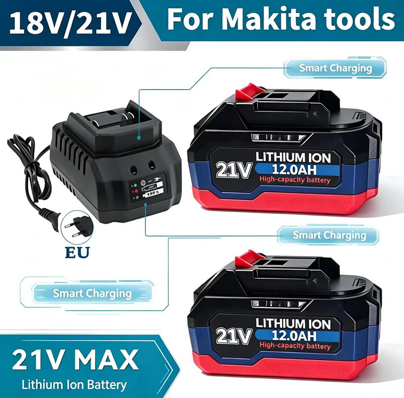 18 V/21 V 電源 TooI マキタ 18 V/21 V 充電式リチウムイオンバッテリー高容量コードレス電動工具電池適切な