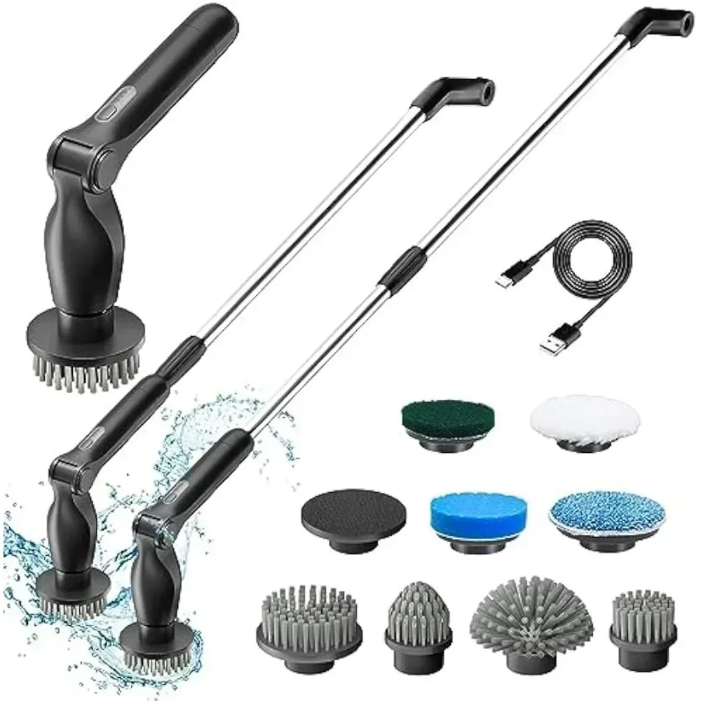 電気クリーニングブラシ多機能家庭用ワイヤレス回転式クリーニングブラシ浴室キッチン窓トイレ