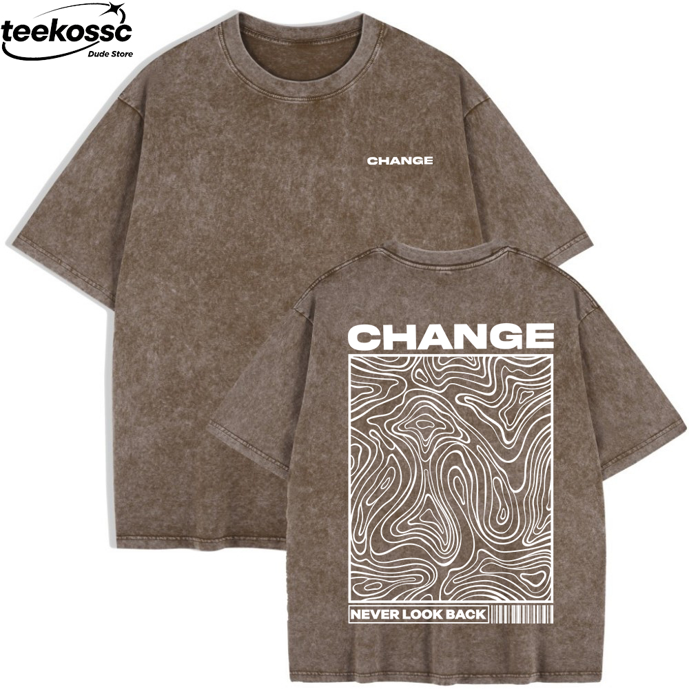 変更決して振り返らないプリント洗浄 Tシャツレディースコットンオーバーサイズ Tシャツ夏半袖トップスカジュアル O ネック服