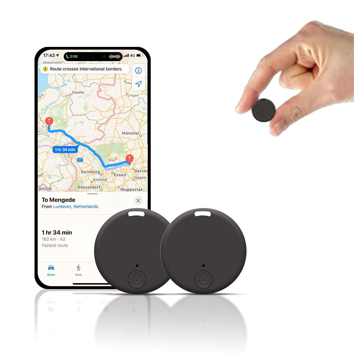 1 個 2 個 3 個 4 個車車両追跡紛失防止ロケーターミニ GPS トラッカー車両用ロケータートラッカー追跡システム