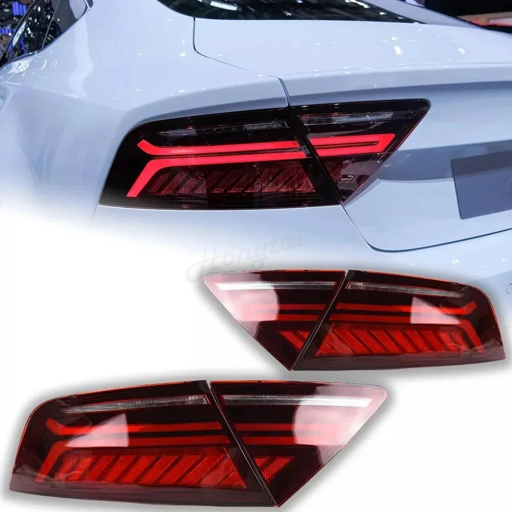 Pair Tail Light Assembly For 2011-2012-2013-2014 Audi A7 LED Tail Lights Brake Lights Tail Lamp Driving Lights Brake Light