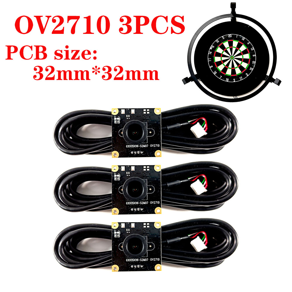Autodarts GXIVISION OV2710 3 個 100 度レンズカスタムバージョンカメラモジュール精度 99% を超える