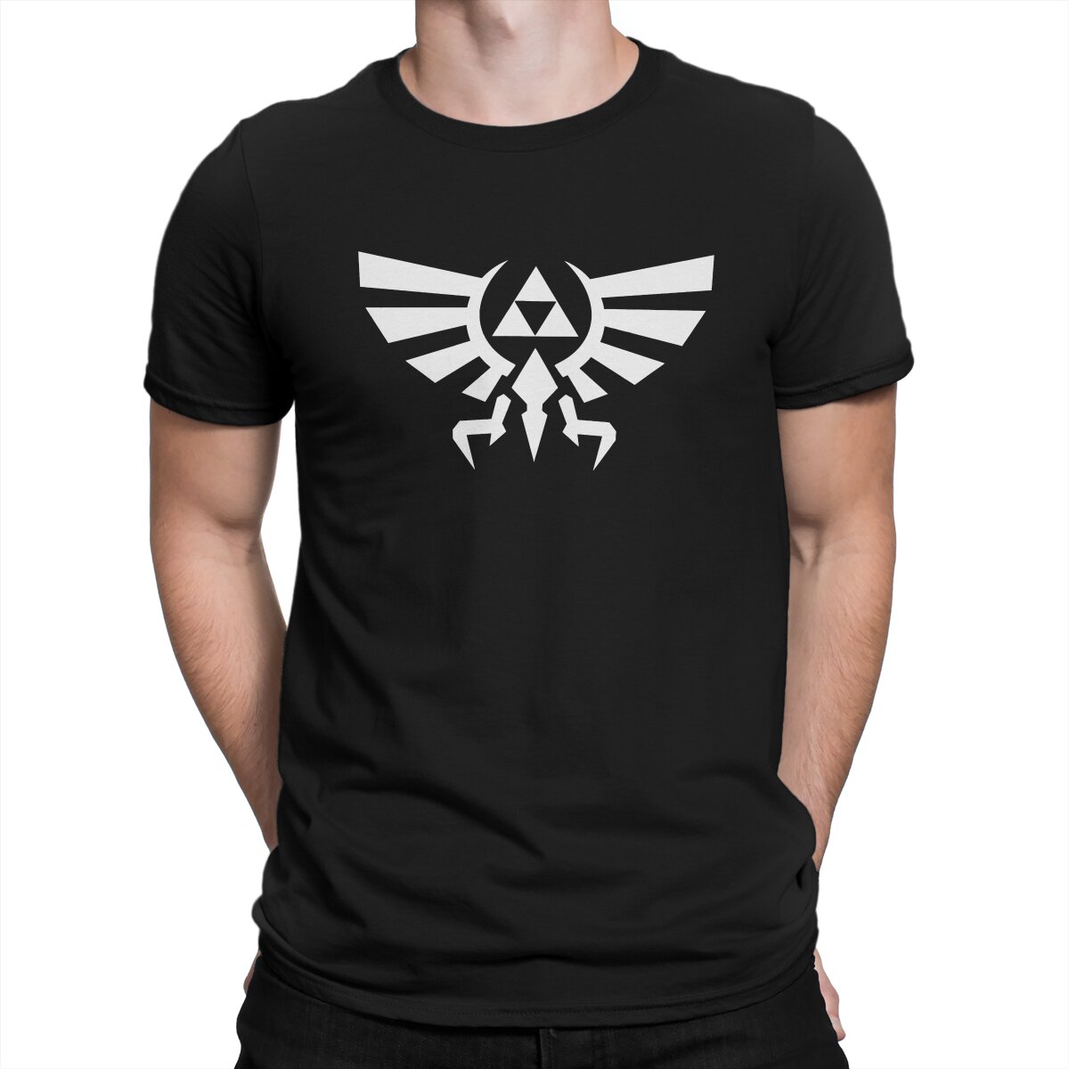 男性プリンセスアイコン Tシャツ Z-ゼルダ綿 100% 服ヴィンテージ半袖クルーネック Tシャツギフトアイデア Tシャツ