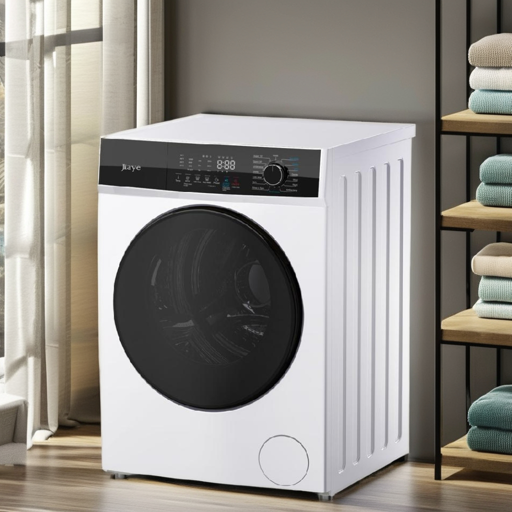 モダンなランドリールーム自動フロントローディング乾燥機付き電気洗濯機乾燥機付きスマート洗濯機