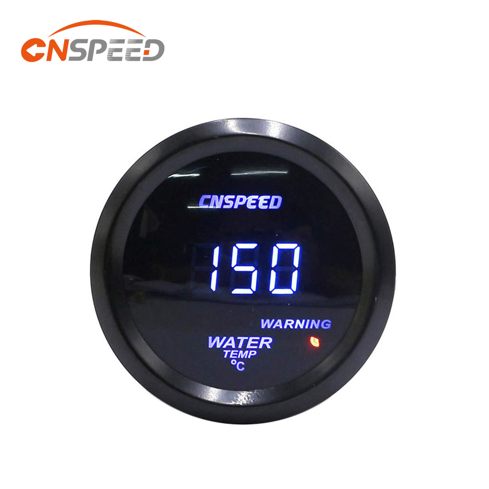 CNSPEED 2 "52 ミリメートルデジタル自動水温温度計 40-150 ℃ 摂氏ブルー Led ライトカーゲージカーメーターブラックセンサー