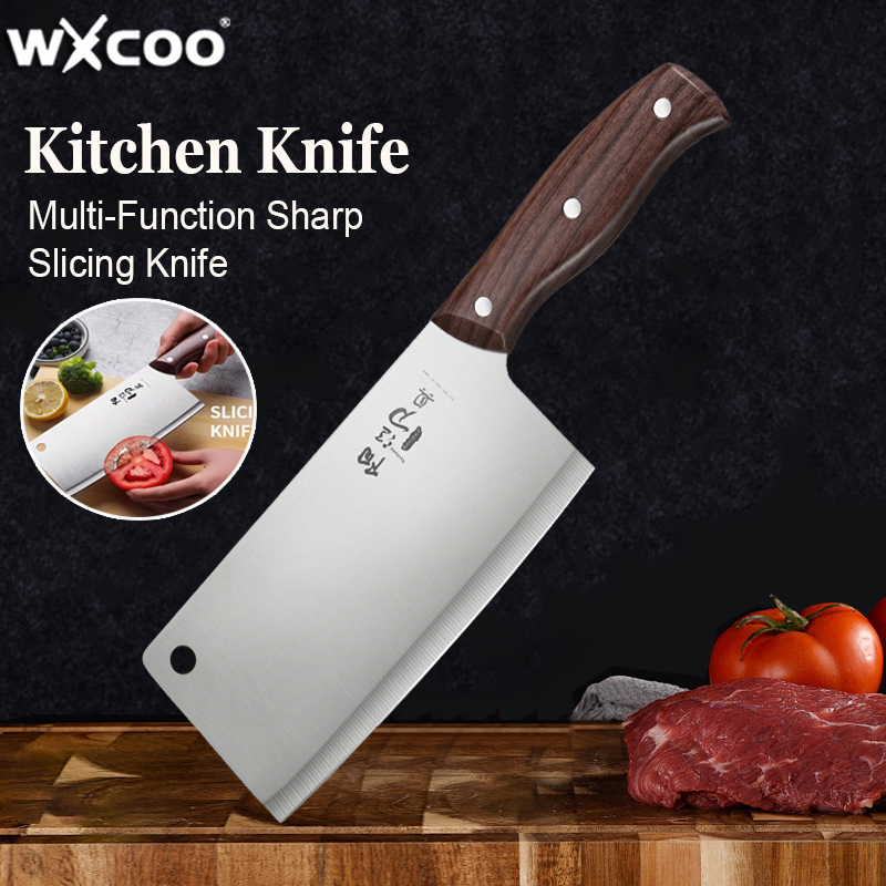 WXCOO プロの包丁多機能シャープスライス肉包丁果物野菜ナイフ手鍛造チョッピングナイフ