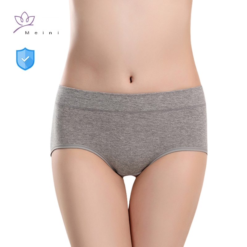 Genuine electromagnetic radiation protective crotch silver fiber women antibacterial underpants EMF shielding cotton underpants