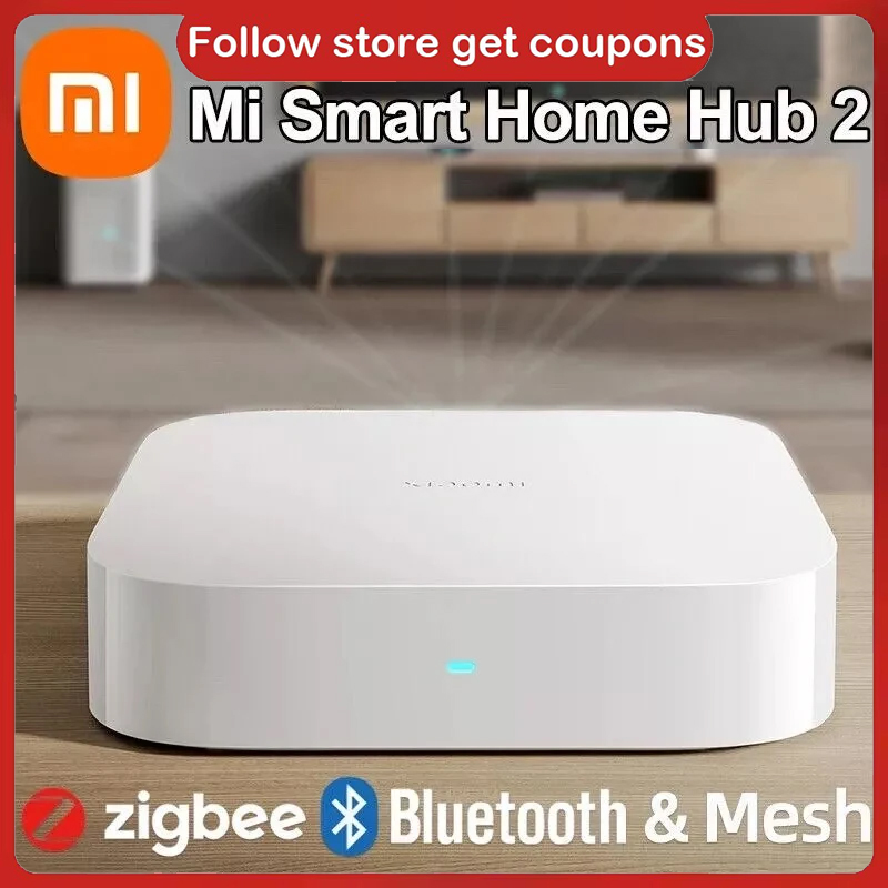 Xiaomi スマートホームハブ 2 Zigbee 3.0 スマートゲートウェイ Wifi 5/2.4GHz Bluetooth メッシュデュアルバンド Wi-Fi リモコン Mi Home APP