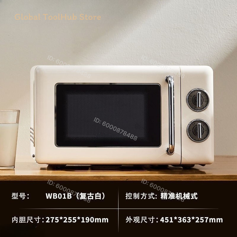 ミニ電子レンジ蒸し器ベーキングオールインワン、家庭用暖房用のパーソナル小型オーブン