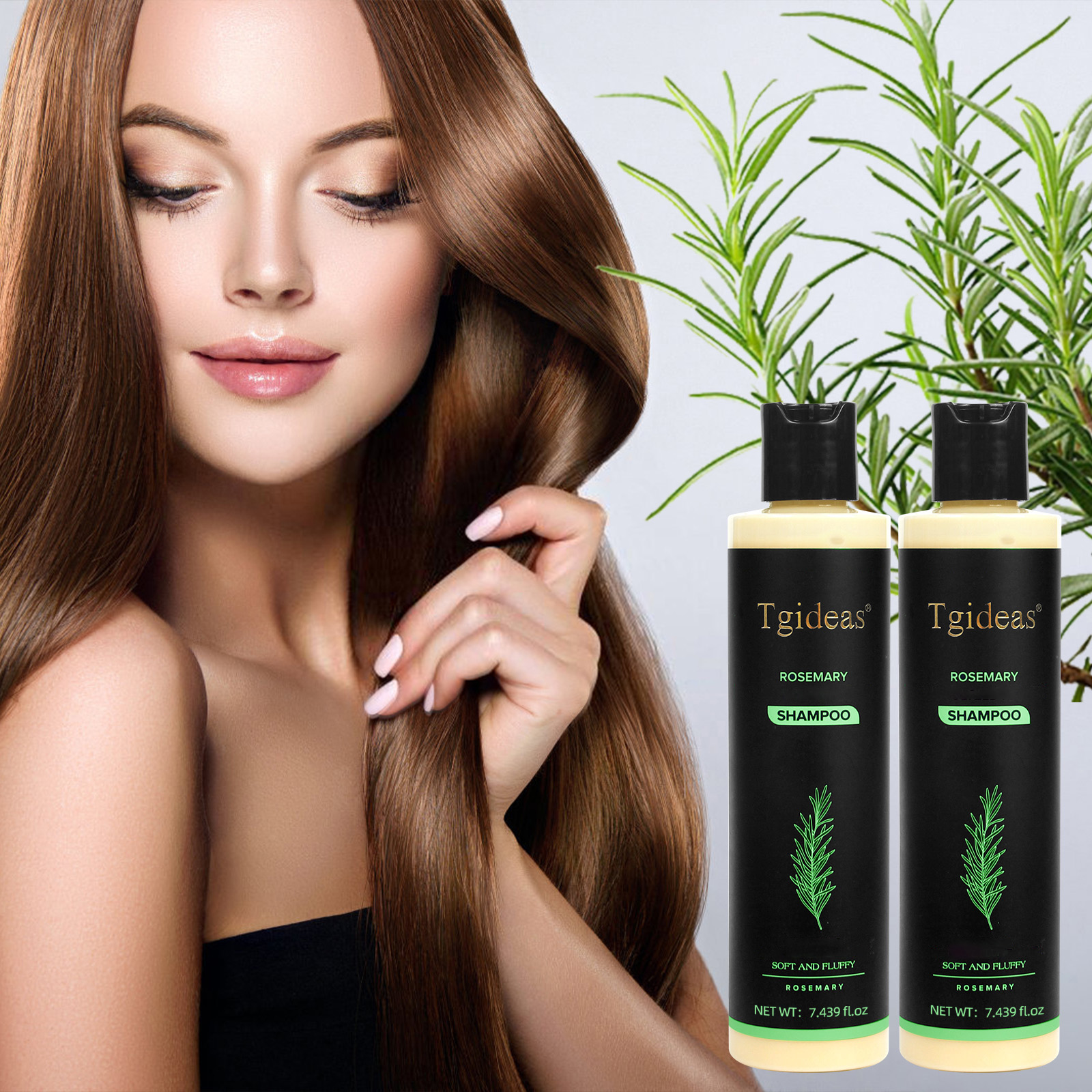 Tgideas Perfumed Shampoo - Delicate, Long-Lasting Fragrance - Cleanses and Nourishes Scalp and Hair - for Women and Men