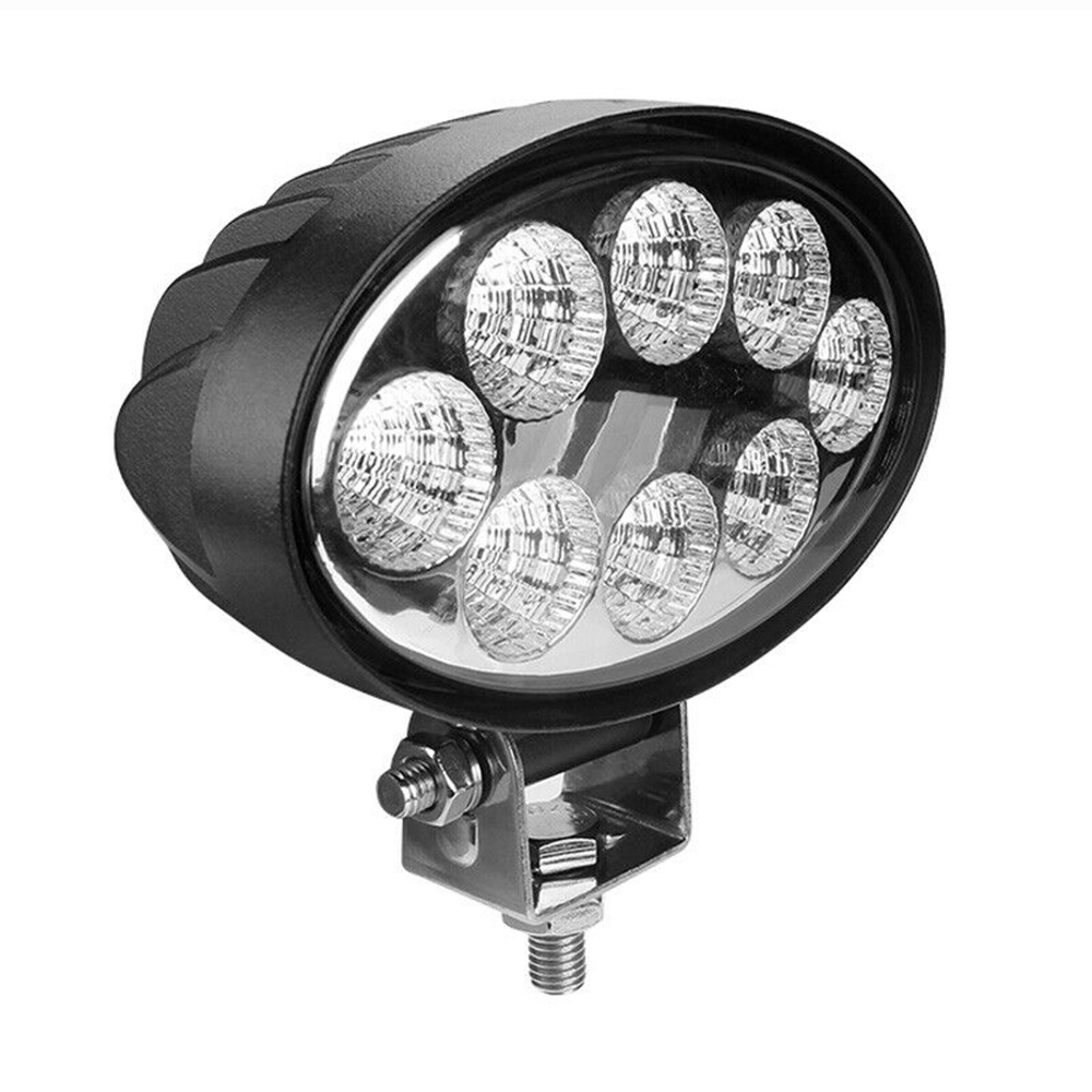 5 インチ 24 ワット 6000 18K オーバル LED ワークランプフォグライトオートバイ ATV SUV トラックオフロードトラクターフラッドビーム車のヘッドライト