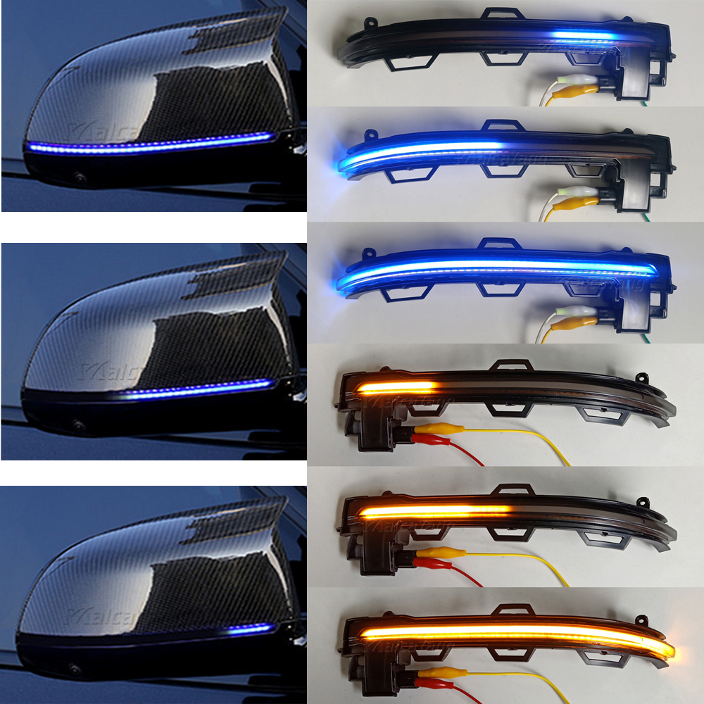 ダイナミックサイドバックミラーインジケータウインカー BMW X3 X4 X5 X6 F25 LCI F26 F15 F16 LED ターンシグナルライト 2014 2015 2016 2017
