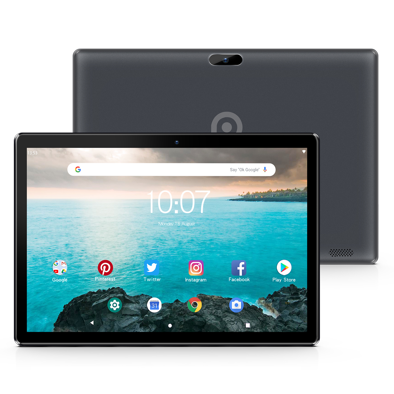 PRITOM 10 インチタブレット PC SIM スロット付き Android 13 64 GB クアッドコアタッチスクリーン WiFi GPS サポート 3G 電話