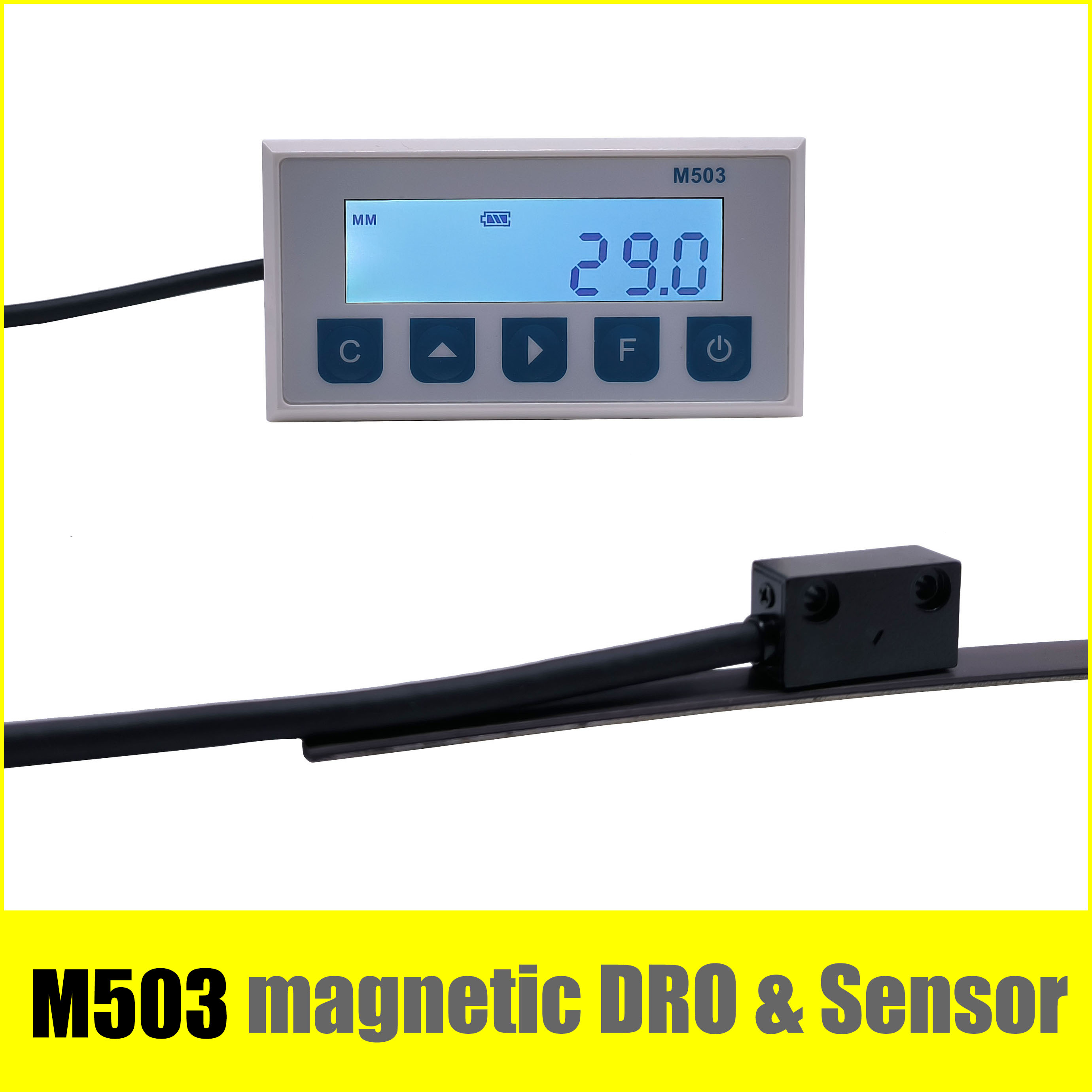 M503 磁気スケール DRO ディスプレイ 内蔵埋め込み磁石測定システム ステインベルト付き磁気テープ プロファイル 木工