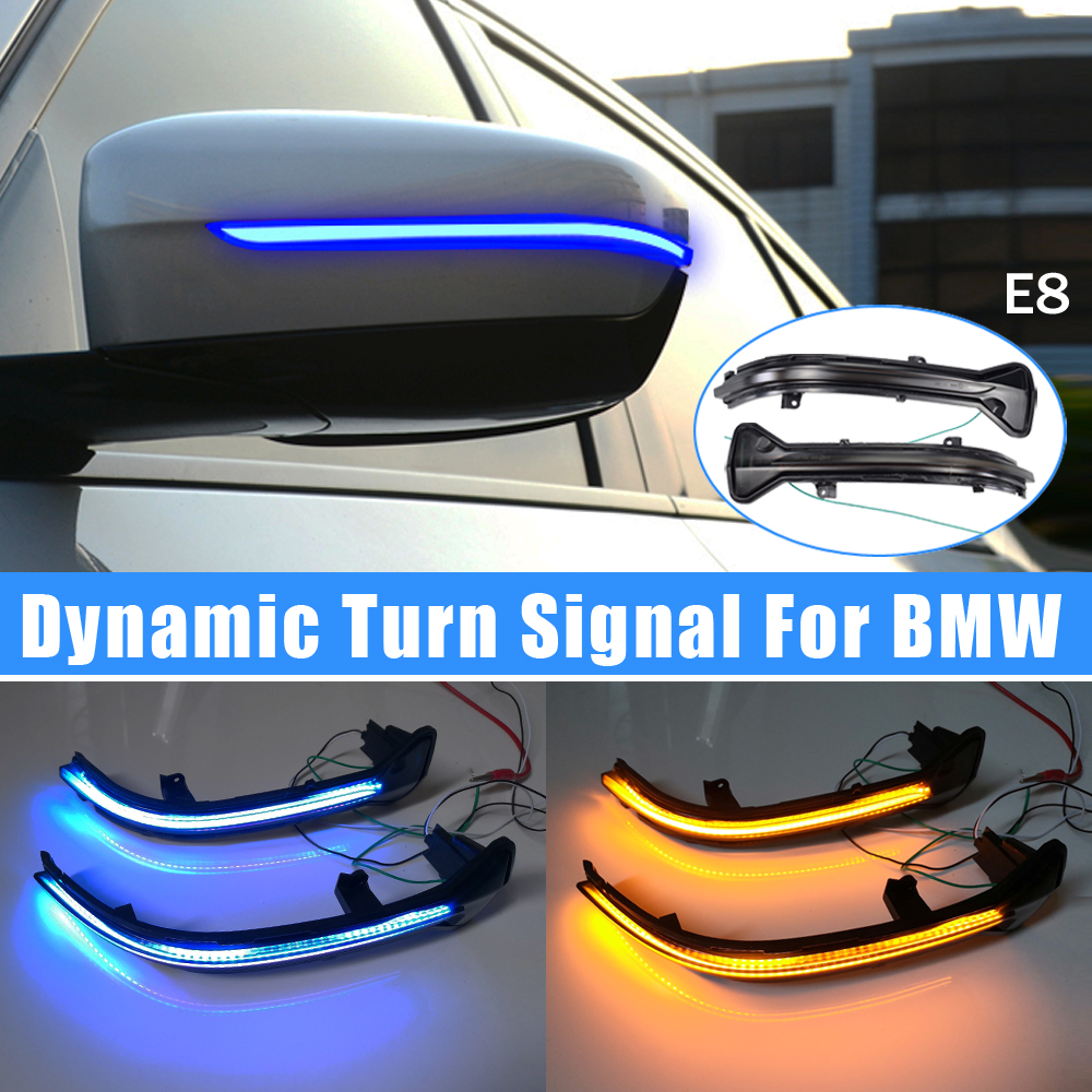 自動 LHD サイドバックミラーダイナミックターンシグナルライト BMW 3 4 5 6 7 8 シリーズ G30 G31 G32 G22 G38 G11 G12 G14 G15 G16 G20